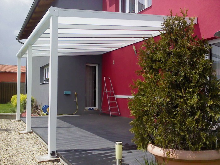 Pergola bílá RAL 9010 500 x 350 cm provedení PROFI.